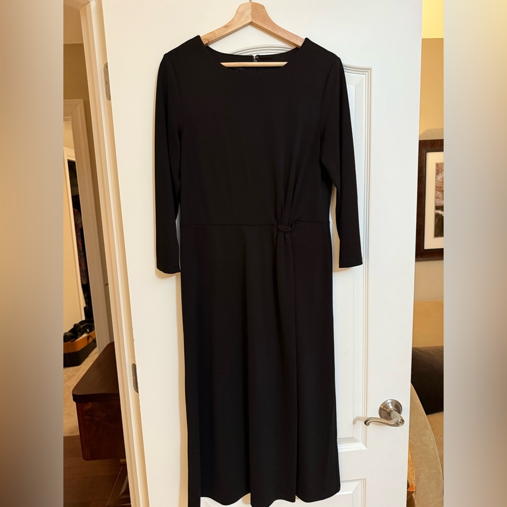Talbots Black Dress Size 10